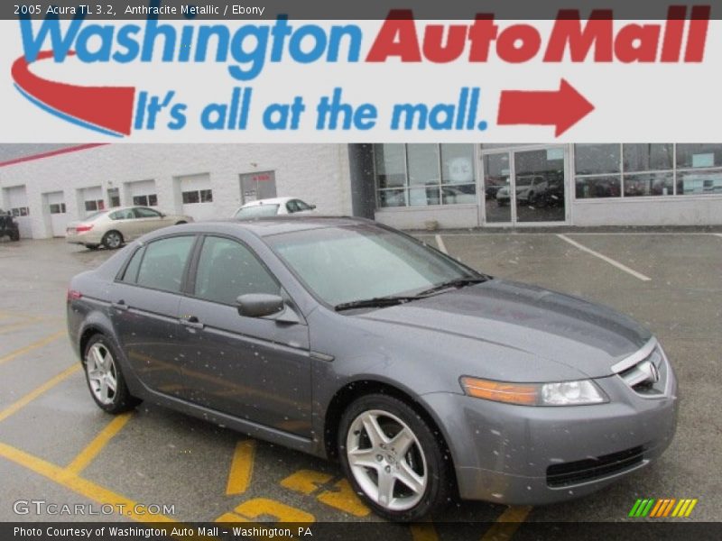 Anthracite Metallic / Ebony 2005 Acura TL 3.2