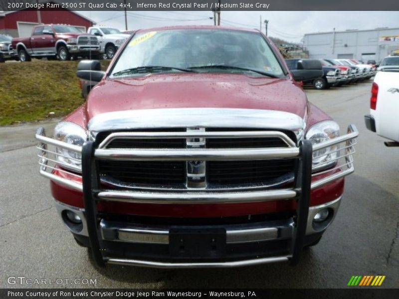 Inferno Red Crystal Pearl / Medium Slate Gray 2007 Dodge Ram 2500 ST Quad Cab 4x4