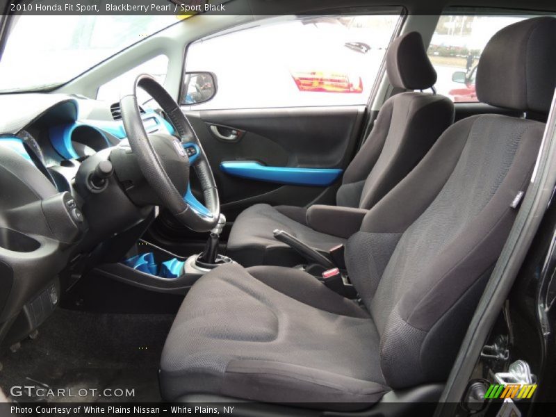 Blackberry Pearl / Sport Black 2010 Honda Fit Sport