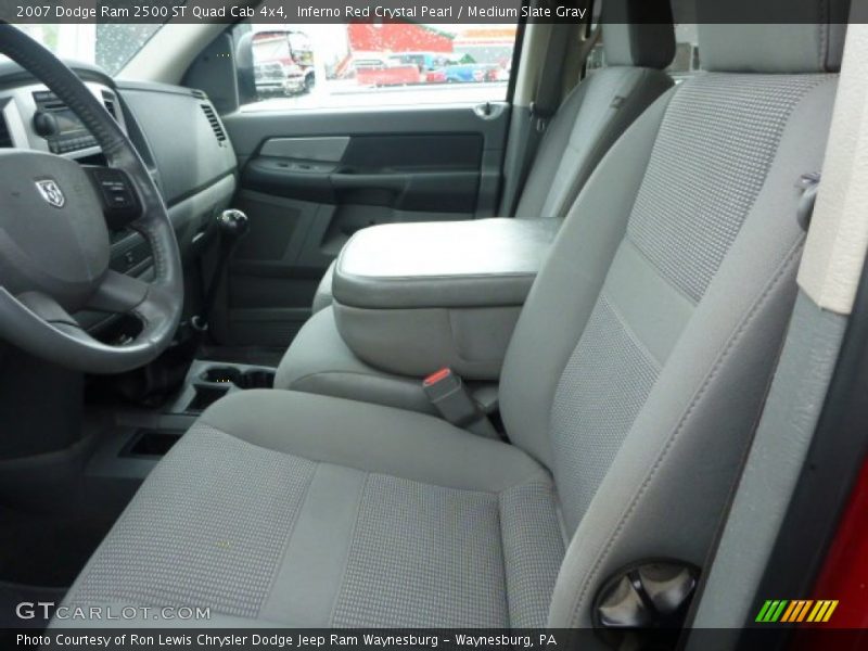 Inferno Red Crystal Pearl / Medium Slate Gray 2007 Dodge Ram 2500 ST Quad Cab 4x4