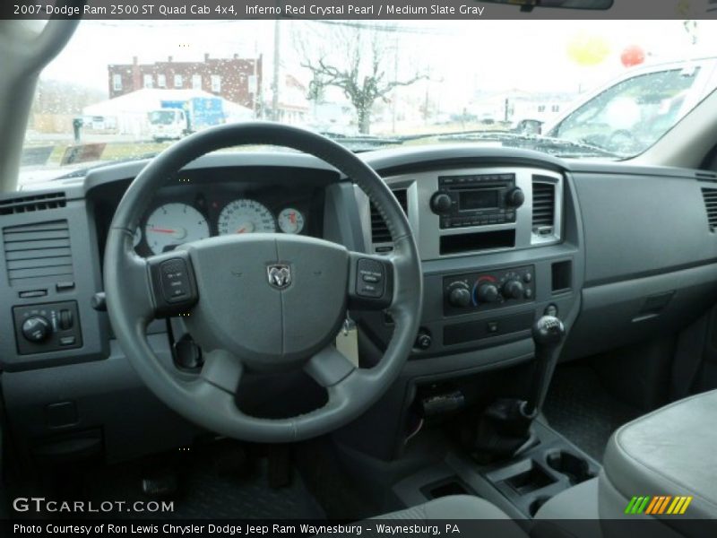 Inferno Red Crystal Pearl / Medium Slate Gray 2007 Dodge Ram 2500 ST Quad Cab 4x4