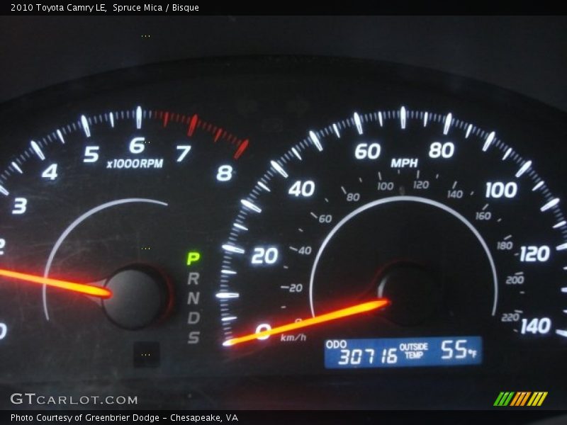 Spruce Mica / Bisque 2010 Toyota Camry LE