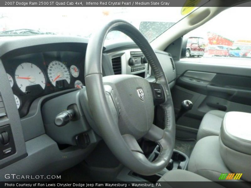 Inferno Red Crystal Pearl / Medium Slate Gray 2007 Dodge Ram 2500 ST Quad Cab 4x4