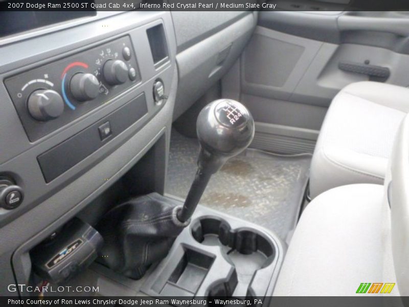 Inferno Red Crystal Pearl / Medium Slate Gray 2007 Dodge Ram 2500 ST Quad Cab 4x4
