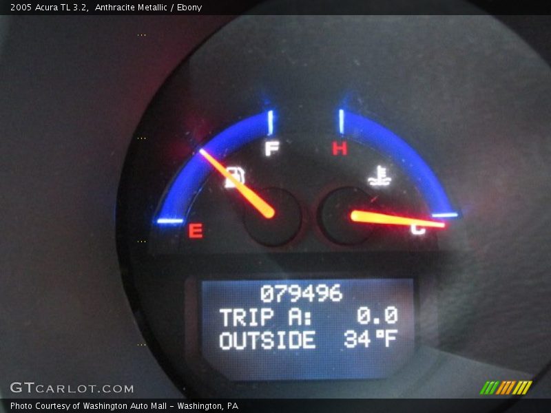 Anthracite Metallic / Ebony 2005 Acura TL 3.2