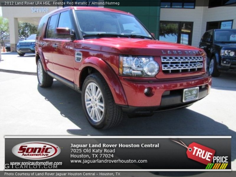 Firenze Red Metallic / Almond/Nutmeg 2012 Land Rover LR4 HSE
