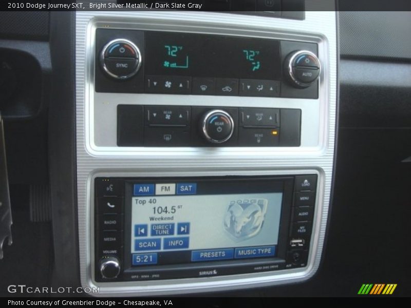 Bright Silver Metallic / Dark Slate Gray 2010 Dodge Journey SXT