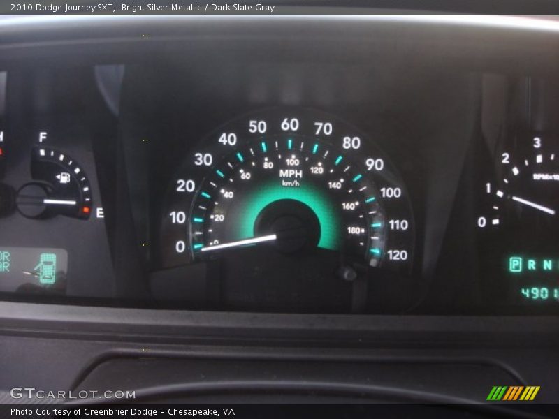 Bright Silver Metallic / Dark Slate Gray 2010 Dodge Journey SXT