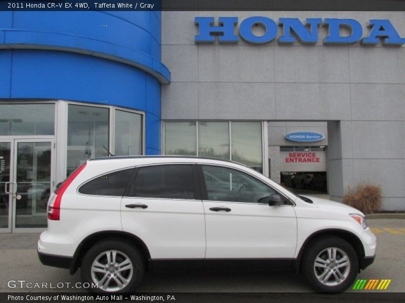 Taffeta White / Gray 2011 Honda CR-V EX 4WD