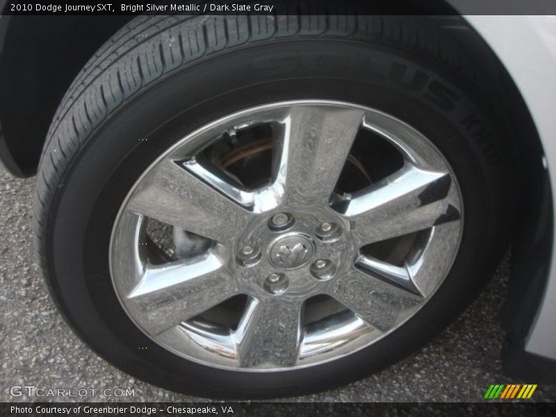 Bright Silver Metallic / Dark Slate Gray 2010 Dodge Journey SXT