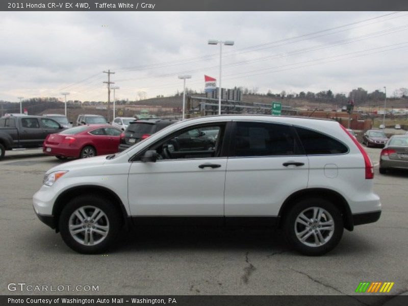 Taffeta White / Gray 2011 Honda CR-V EX 4WD