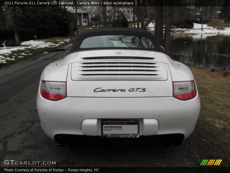 Carrara White / Black w/Alcantara 2011 Porsche 911 Carrera GTS Cabriolet