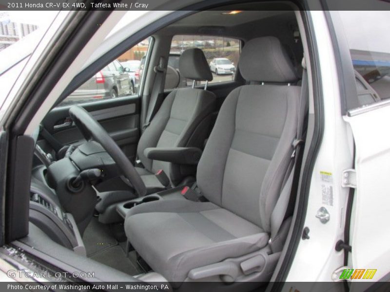 Taffeta White / Gray 2011 Honda CR-V EX 4WD