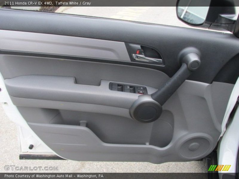 Taffeta White / Gray 2011 Honda CR-V EX 4WD
