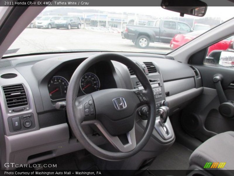 Taffeta White / Gray 2011 Honda CR-V EX 4WD