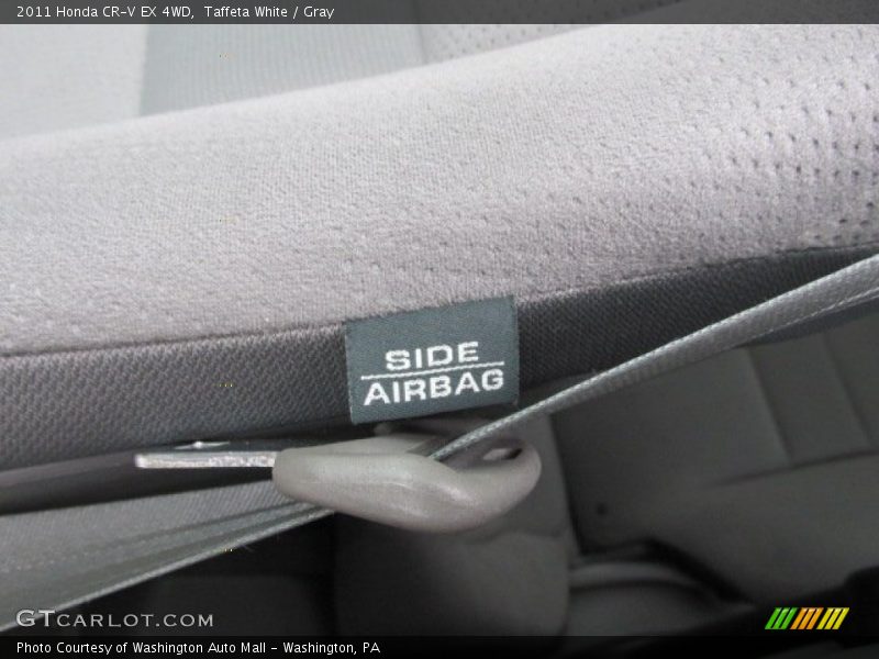 Taffeta White / Gray 2011 Honda CR-V EX 4WD