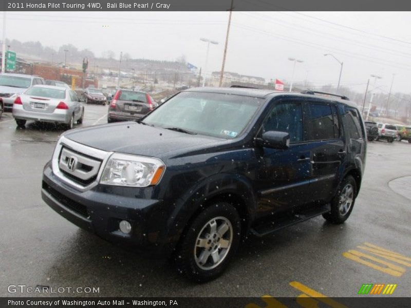 Bali Blue Pearl / Gray 2011 Honda Pilot Touring 4WD