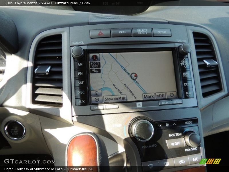 Blizzard Pearl / Gray 2009 Toyota Venza V6 AWD