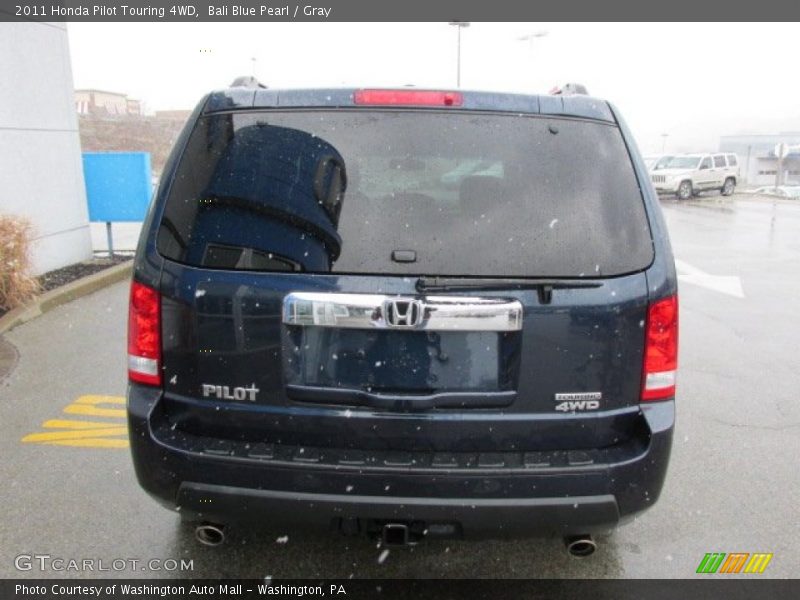 Bali Blue Pearl / Gray 2011 Honda Pilot Touring 4WD