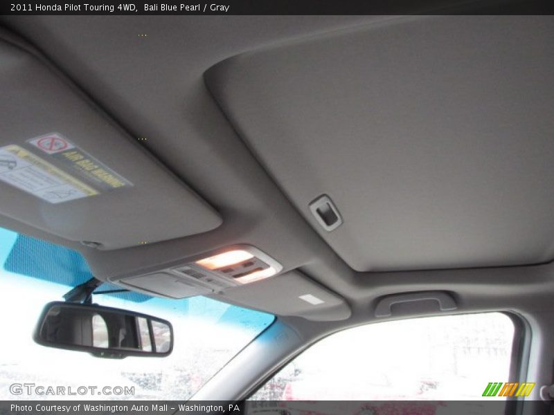 Bali Blue Pearl / Gray 2011 Honda Pilot Touring 4WD
