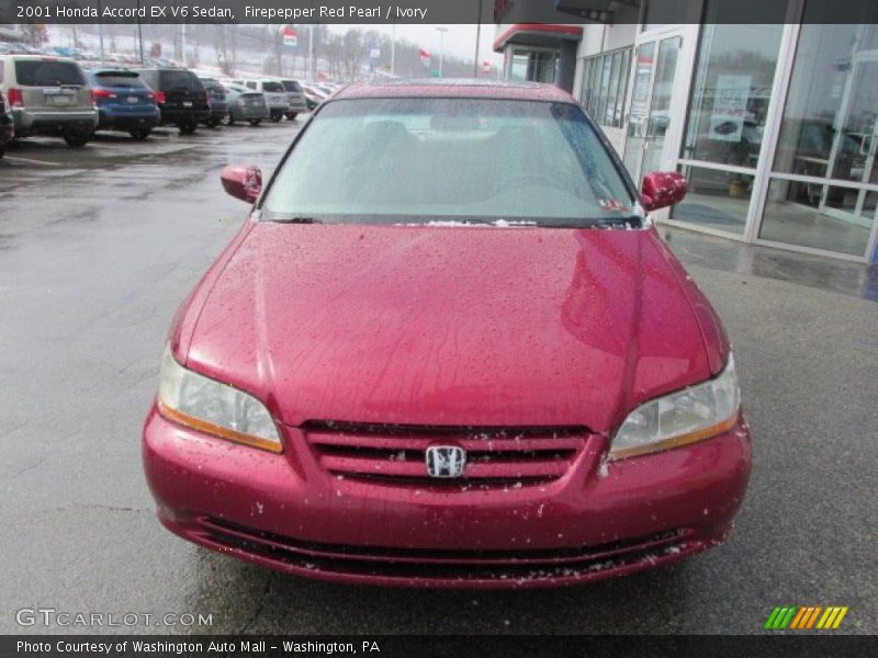 Firepepper Red Pearl / Ivory 2001 Honda Accord EX V6 Sedan