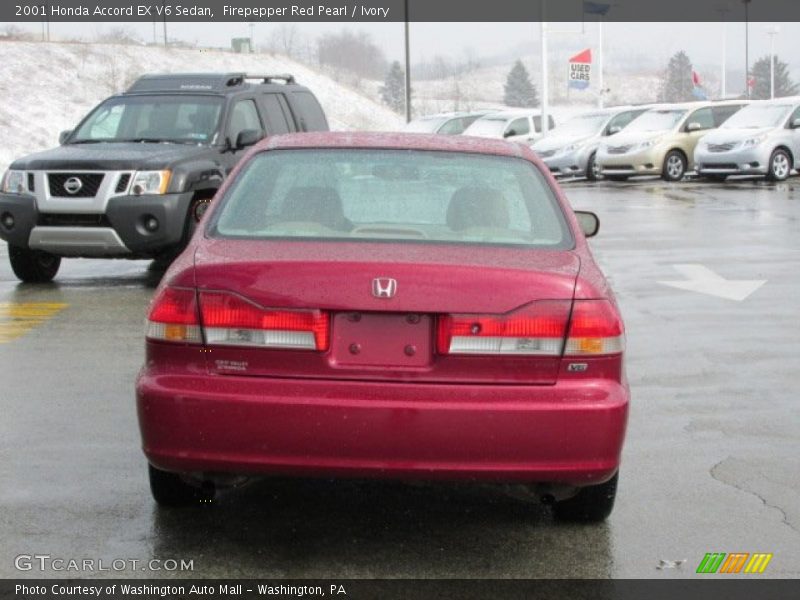 Firepepper Red Pearl / Ivory 2001 Honda Accord EX V6 Sedan