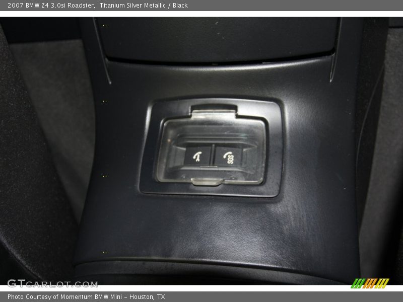 Titanium Silver Metallic / Black 2007 BMW Z4 3.0si Roadster