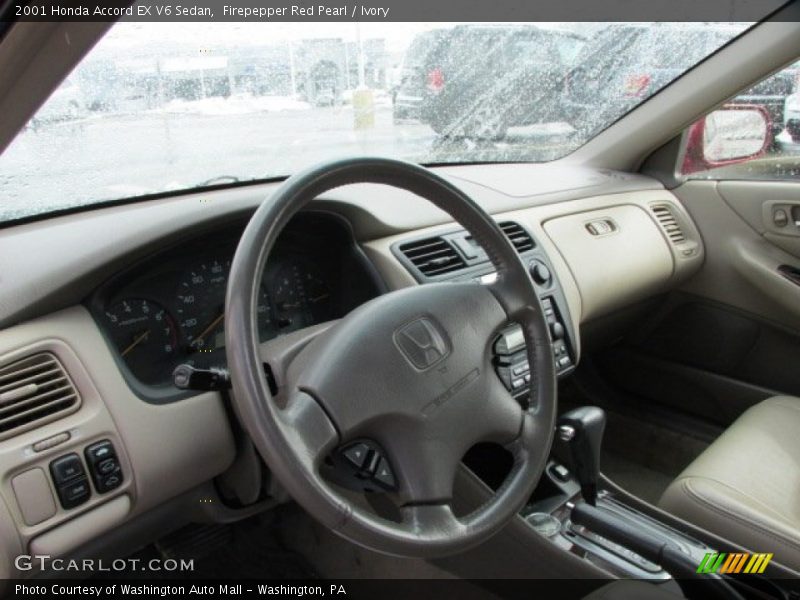 Firepepper Red Pearl / Ivory 2001 Honda Accord EX V6 Sedan