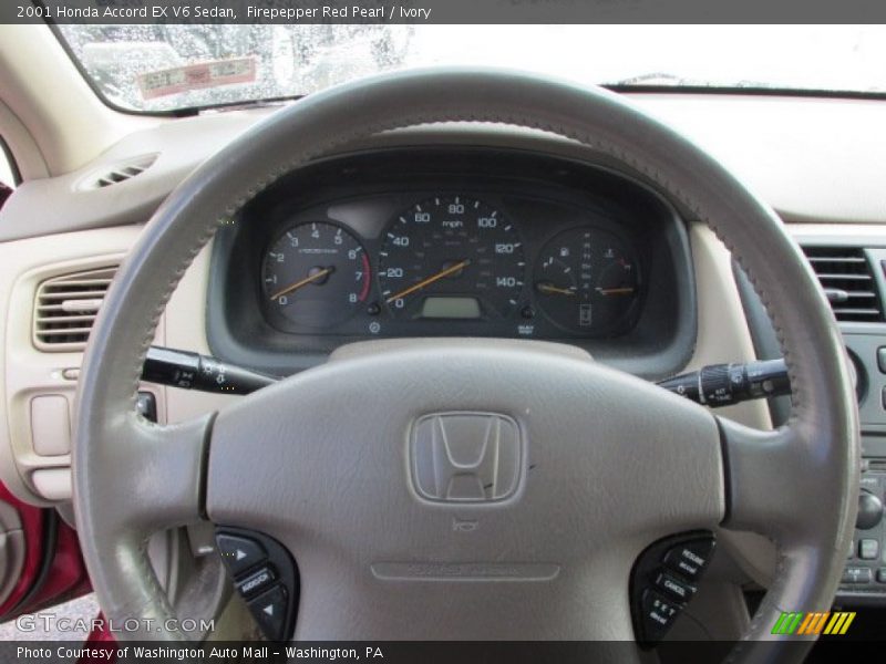 Firepepper Red Pearl / Ivory 2001 Honda Accord EX V6 Sedan