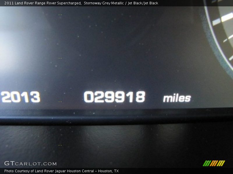 Stornoway Grey Metallic / Jet Black/Jet Black 2011 Land Rover Range Rover Supercharged