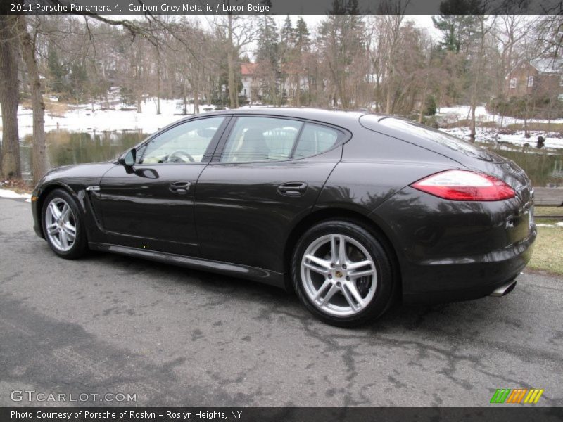Carbon Grey Metallic / Luxor Beige 2011 Porsche Panamera 4