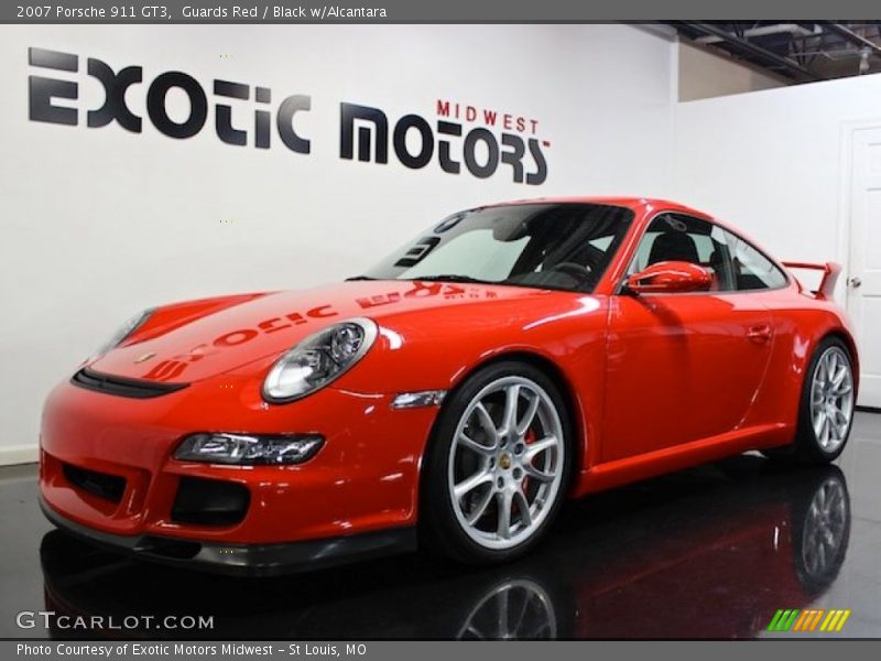 Guards Red / Black w/Alcantara 2007 Porsche 911 GT3
