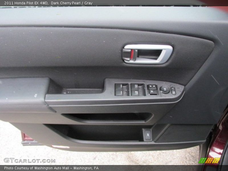 Dark Cherry Pearl / Gray 2011 Honda Pilot EX 4WD