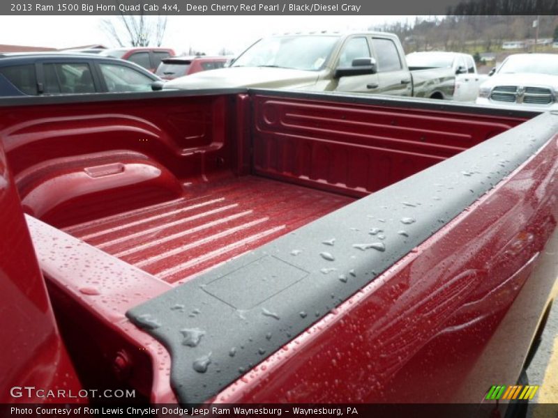 Deep Cherry Red Pearl / Black/Diesel Gray 2013 Ram 1500 Big Horn Quad Cab 4x4