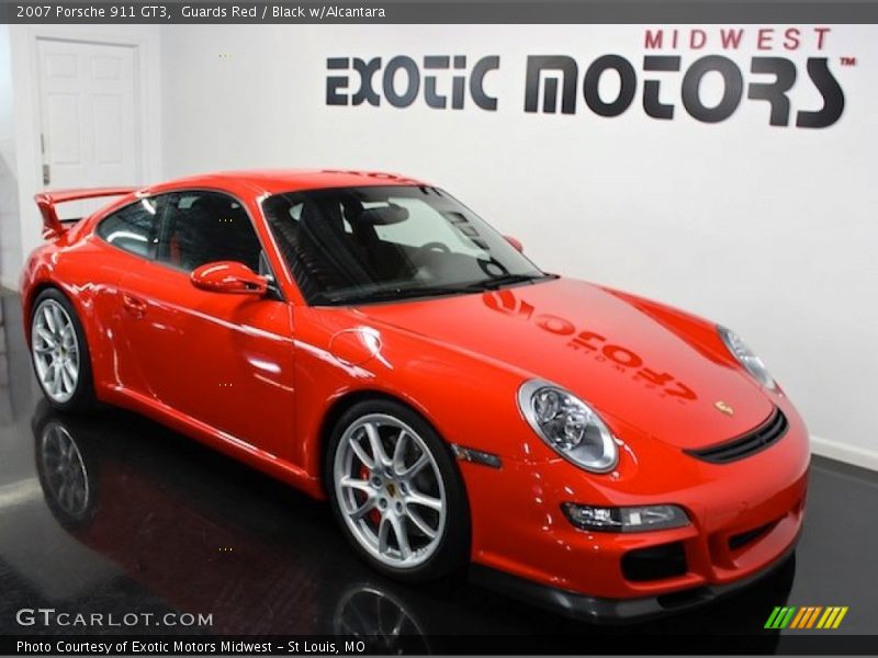 Guards Red / Black w/Alcantara 2007 Porsche 911 GT3