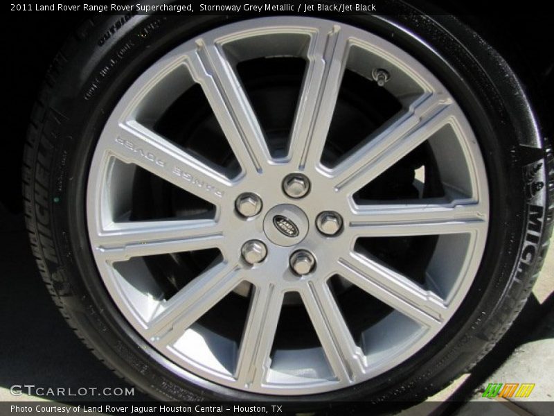 Stornoway Grey Metallic / Jet Black/Jet Black 2011 Land Rover Range Rover Supercharged