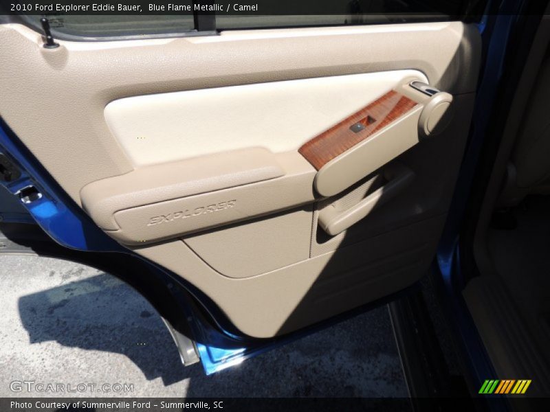 Blue Flame Metallic / Camel 2010 Ford Explorer Eddie Bauer