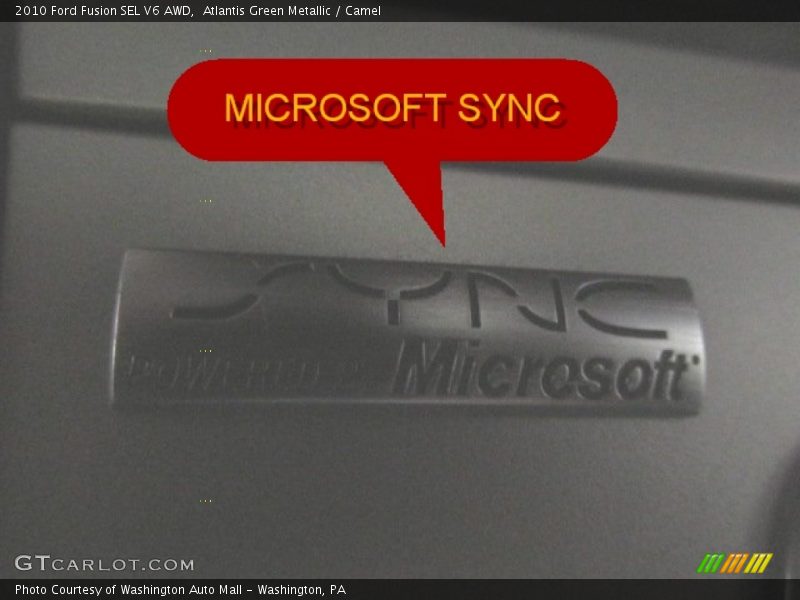 Atlantis Green Metallic / Camel 2010 Ford Fusion SEL V6 AWD