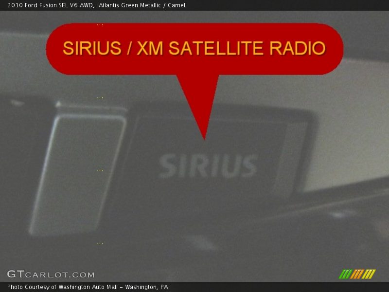 Atlantis Green Metallic / Camel 2010 Ford Fusion SEL V6 AWD