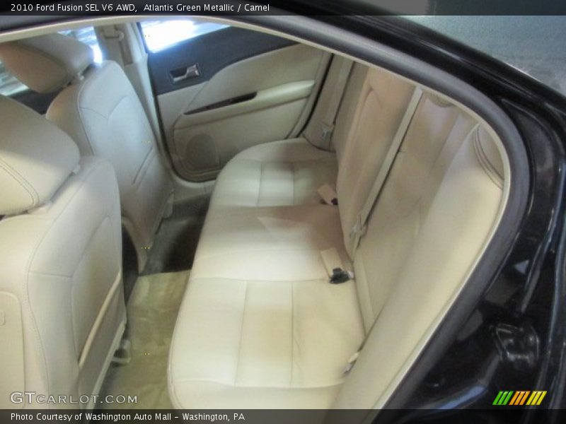 Atlantis Green Metallic / Camel 2010 Ford Fusion SEL V6 AWD