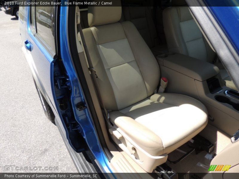 Blue Flame Metallic / Camel 2010 Ford Explorer Eddie Bauer
