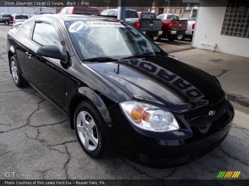 Black / Gray 2006 Chevrolet Cobalt LS Coupe