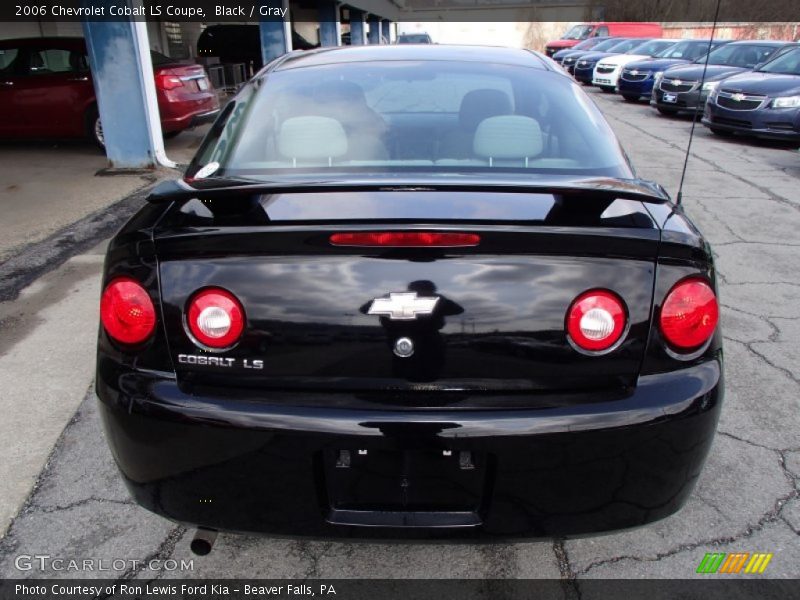 Black / Gray 2006 Chevrolet Cobalt LS Coupe