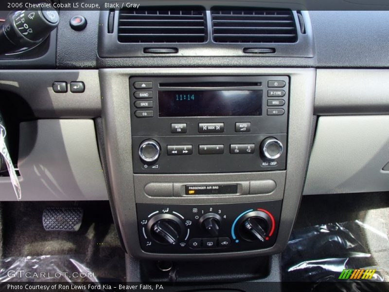 Black / Gray 2006 Chevrolet Cobalt LS Coupe