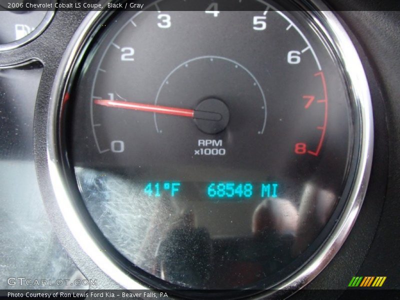 Black / Gray 2006 Chevrolet Cobalt LS Coupe