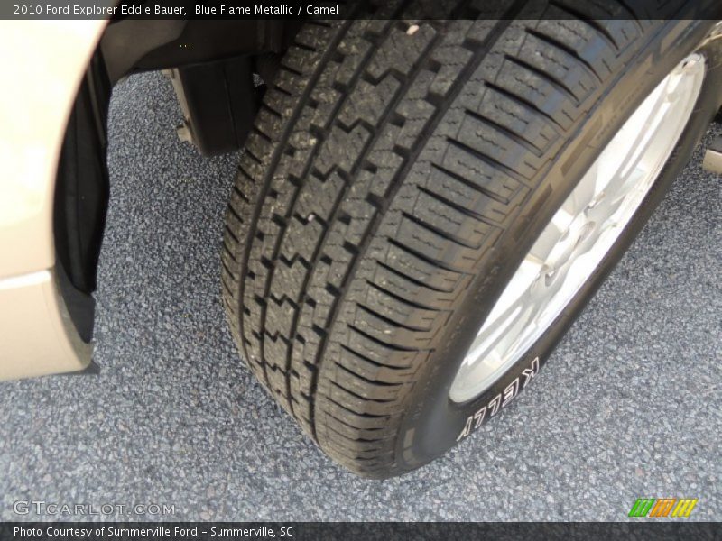 Blue Flame Metallic / Camel 2010 Ford Explorer Eddie Bauer