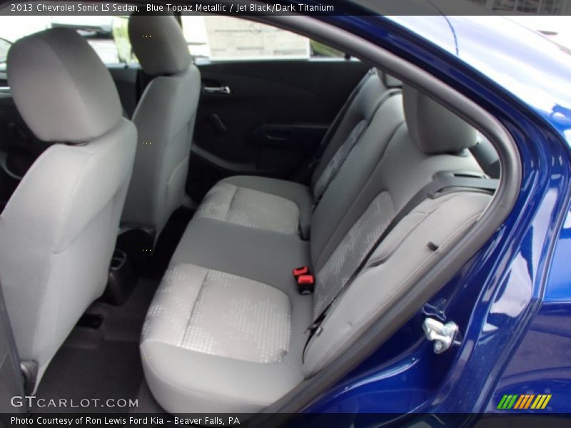 Blue Topaz Metallic / Jet Black/Dark Titanium 2013 Chevrolet Sonic LS Sedan