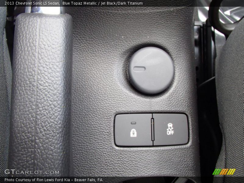 Blue Topaz Metallic / Jet Black/Dark Titanium 2013 Chevrolet Sonic LS Sedan