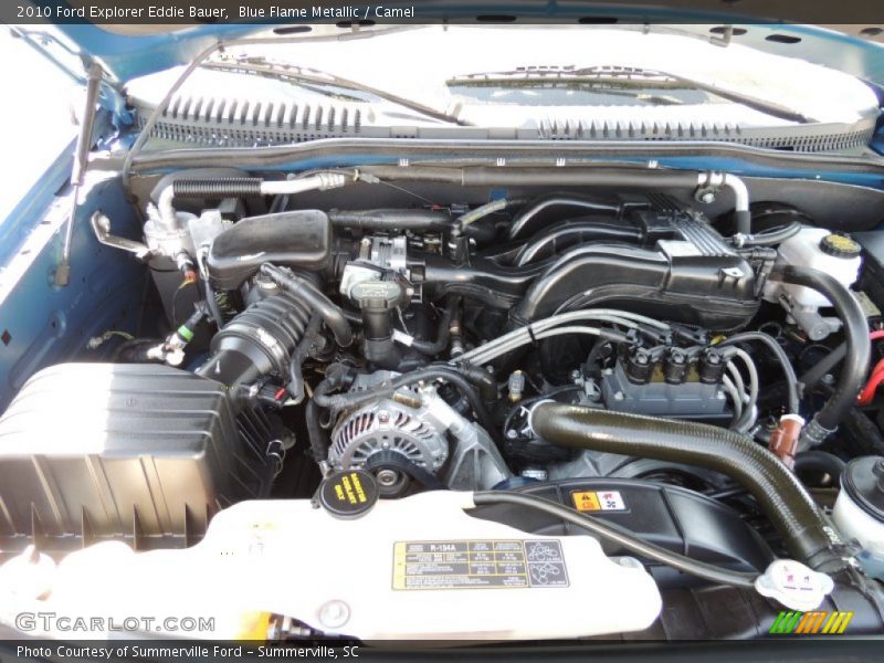 Blue Flame Metallic / Camel 2010 Ford Explorer Eddie Bauer