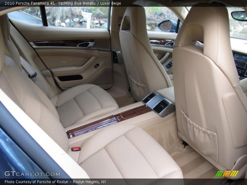 Rear Seat of 2010 Panamera 4S